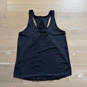 Lululemon Tank Top Women Black Twist Back Racerback Athletic Yoga Size 8